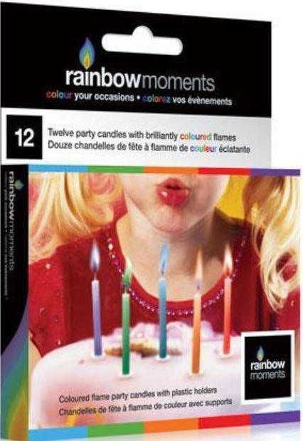 Actual product image Wondercandle Rainbow Moments (12 pcs.)