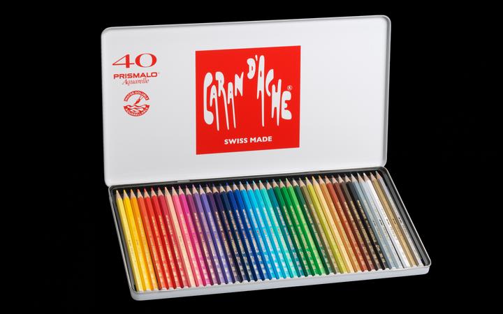 Immagine prodotto Caran d'Ache Prismalo Aquarelle Metallschachtel (Multicolore, 40 x)