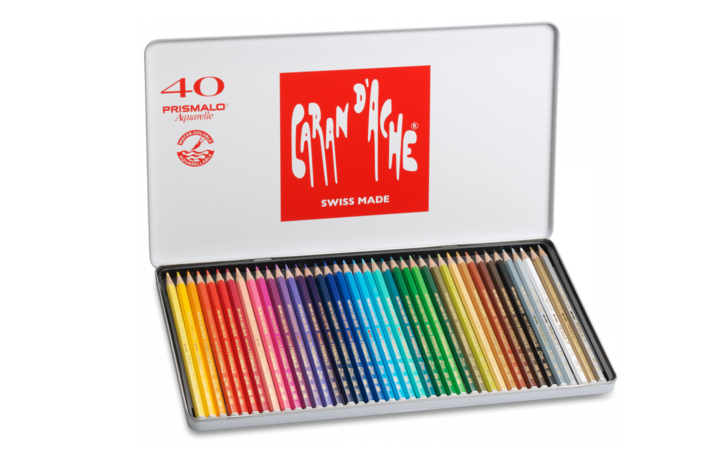 Immagine prodotto Caran d'Ache Prismalo Aquarelle Metallschachtel (Multicolore, 40 x)