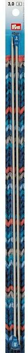 Prym Knitting needles 3.00 mm, aluminium, 2 pieces, grey