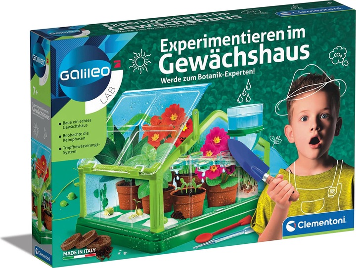 Produktbild Clementoni Experimentieren im Gewächshaus