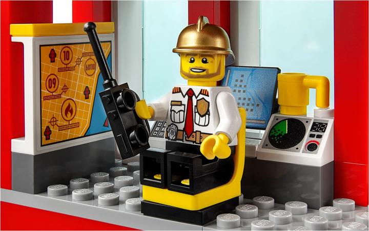 Image du produit LEGO City La caserne des pompiers (60110, LEGO City)