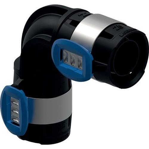 Thumbnail - Geberit, Rohrverbindungstechnik, FlowFit Bogen 90 40 mm 620074001 (Pressverbindung)