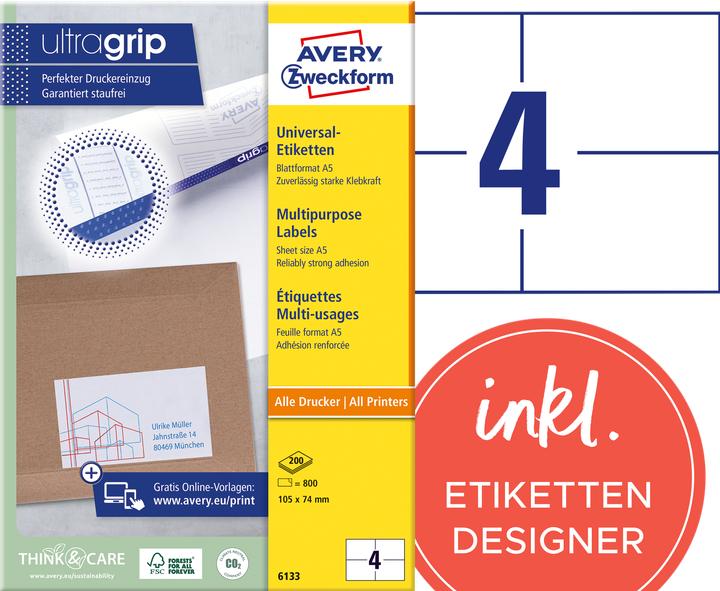 Produktbild Avery Zweckform Universal