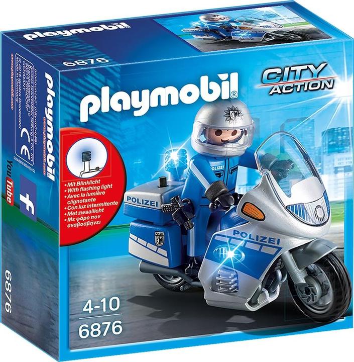 Image du produit Playmobil Patrouille à moto (6876)