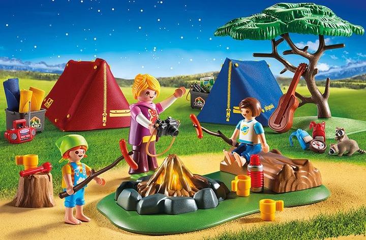 Produktbild Playmobil Zeltlager mit LED-Lagerfeuer (6888)