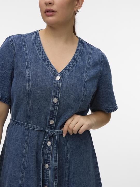 Image du produit Vero Moda VMCJANINA Langes Kleid Jeanskleid (48)