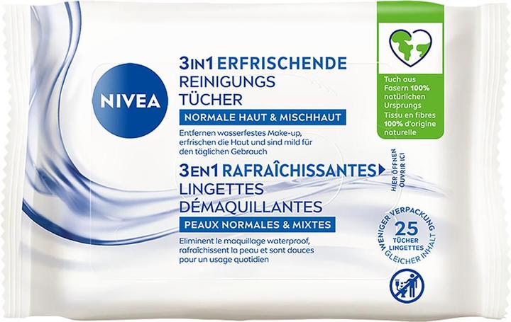 Produktbild NIVEA Rein.tcher Erfris. (Reinigungstücher Gesicht)