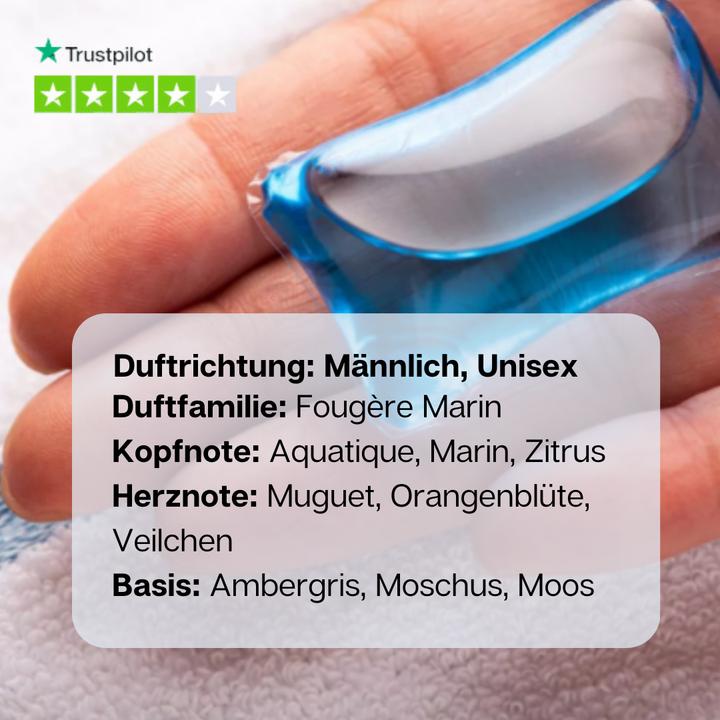 Produktbild scentme fizzy blue - all-in-one Universalwaschmittel mit Wäscheparfüm (14 Waschgänge, Waschpods)