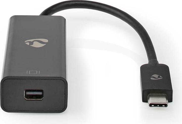 Produktbild Nedis CCGB64453BK02 USB-Adapter USB 3.2 Gen 1 USB-C™ Stecker Mini DisplayPort Buchse 0.2 m Rund Vern (USB Typ-C, 20 cm)