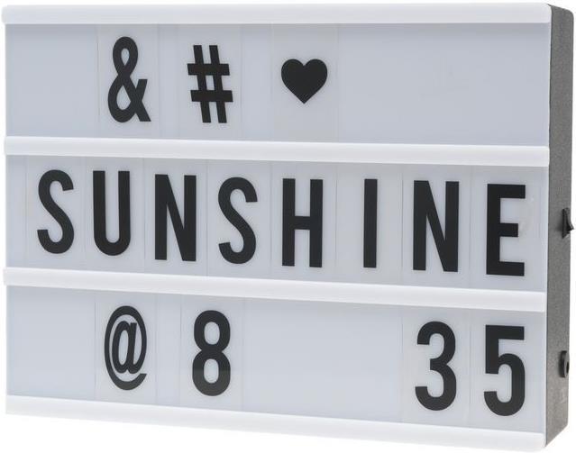 Actual product image Vegas Lights Light box