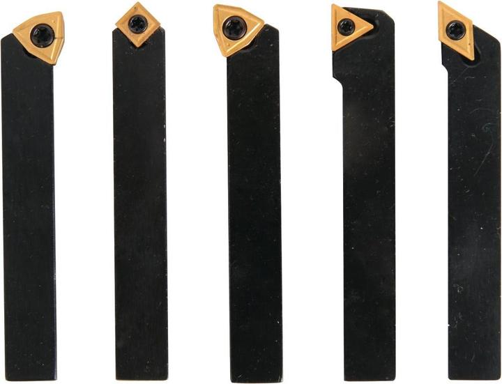 Image du produit Optimum Jeu de burins de tournage HM 10 mm, 5 pièces
