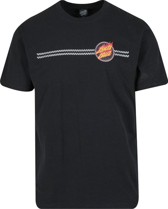 Actual product image Santa Cruz Check Ringed Flamed Dot T-Shirt - 126553 (M)