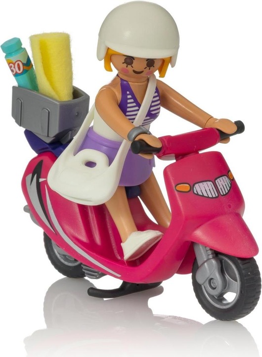 Image du produit Playmobil Une fille de plage avec un scooter (9084, Playmobil Special Plus)