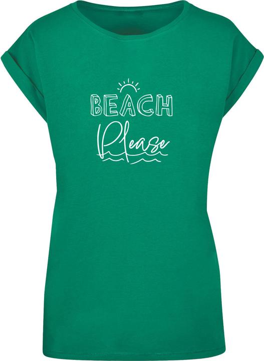 Produktbild Merchcode Ladies Beach Please Extended Shoulder Tee - 112615 (L)