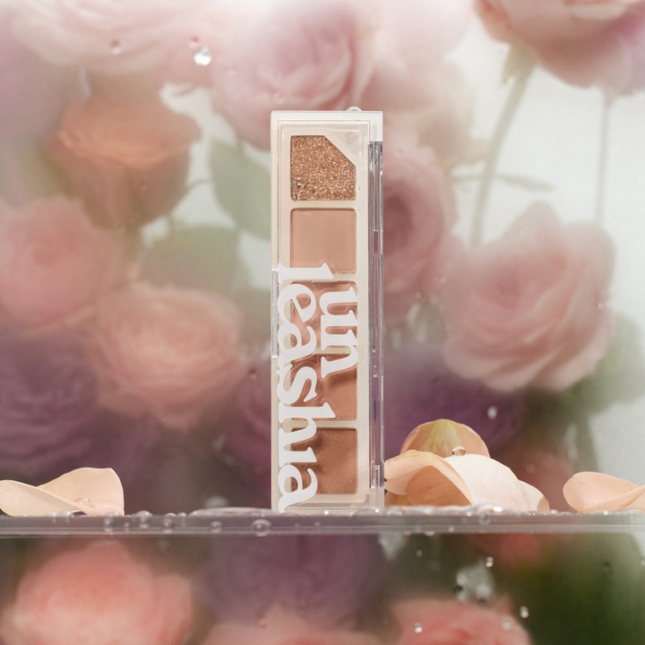 Actual product image Unleashia Mood Shower - Eye Palette #2 Rose Shower (Rose Shower)