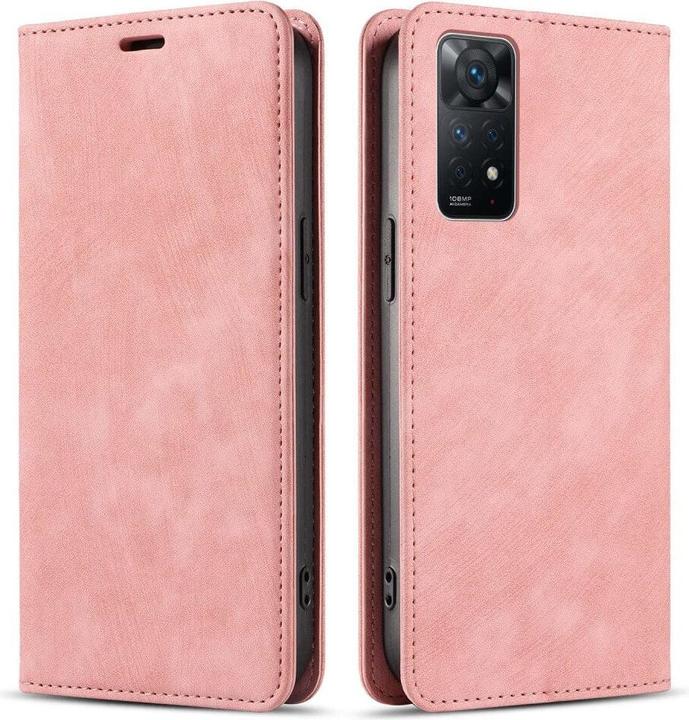 Produktbild Cover-Discount Xiaomi Redmi Note 11 Pro / 12 Pro - Stand Flip Case Hülle rosa (Xiaomi Redmi Note 12, Xiaomi Redmi Note 11 Pro)