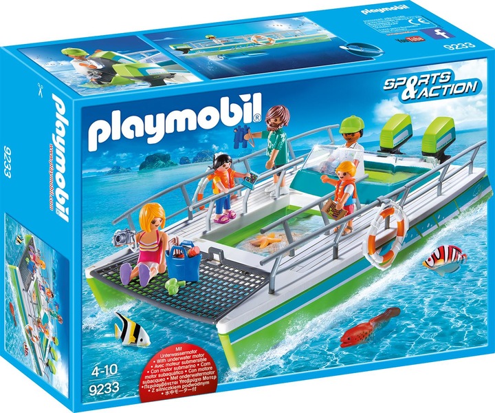 Produktbild Playmobil Glasbodenboot mit Unterwassermotor (9233)