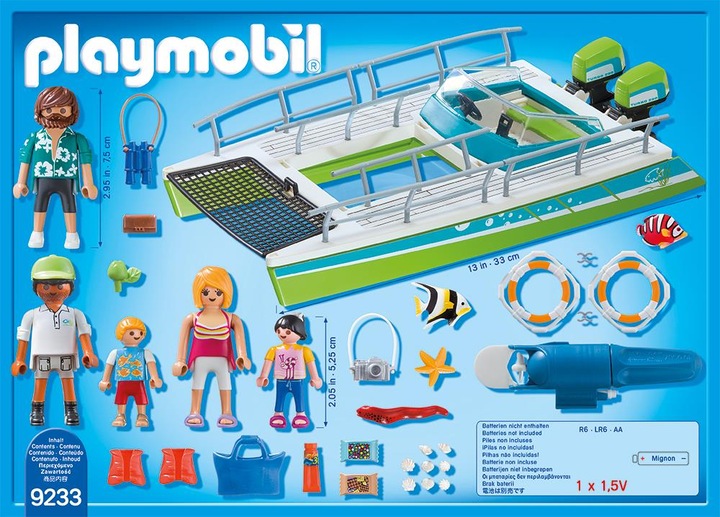 Produktbild Playmobil Glasbodenboot mit Unterwassermotor (9233)
