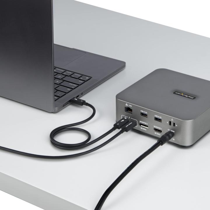 Produktbild StarTech Cable Thunderbolt 5, 240W PD, 8K, 0,8m (0.80 m, USB 4.0, 240 W)