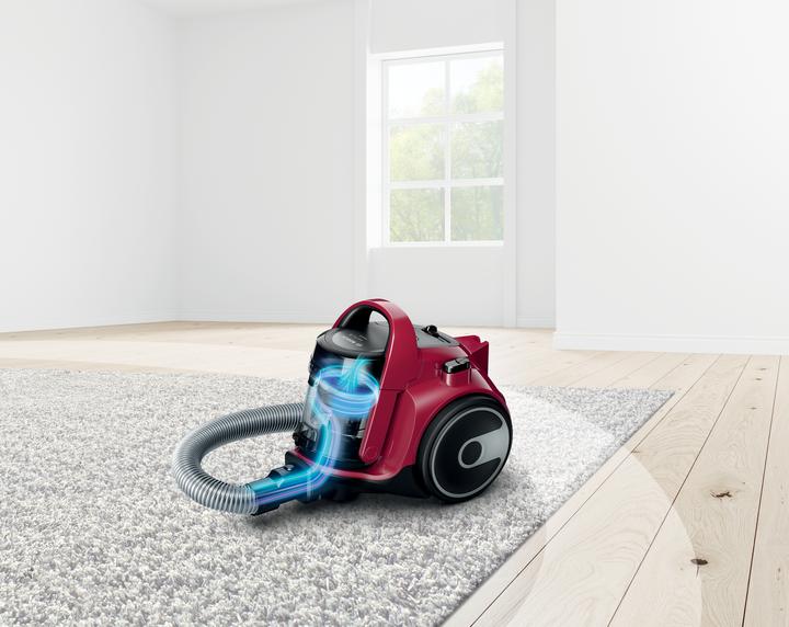 Produktbild Bosch Hausgeräte | 2 Stofzuiger zonder zak Rood BGC05A322