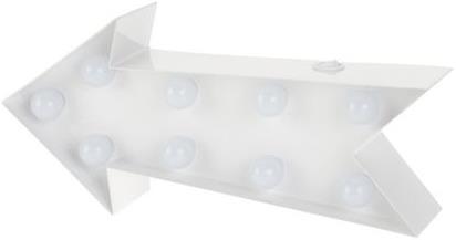 Vegas Lights Symbol Arrow weiss