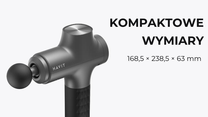 Actual product image Havit Masażer ręczny pistoletowy MG1503 (240 min)