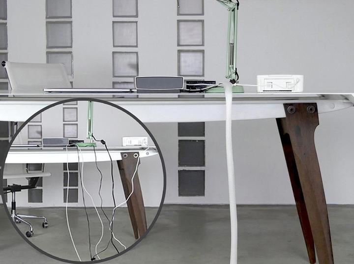 Produktbild Label-the-cable Kabelorganisator Weiss 1 Stück (LTC 5120) (Kabelschlauch, 200 cm)