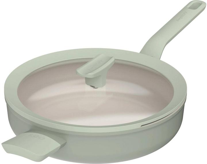 BergHoff Leo Braadpan Lange En Korte Handgreep En Deksel 26Cm Balance Sa (BH3950449) (Koekenpan, Aluminium, 26 x 11 cm)