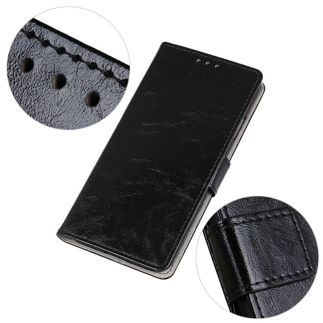 Produktbild MU Classic Crazy Horse Leder Bookcover Series (Huawei P40 Lite E)