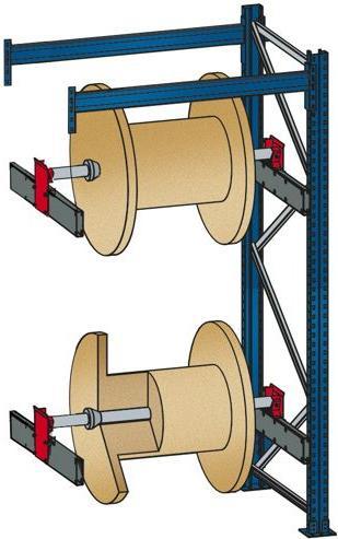 Produktbild Schulte Lagertechnik BlockRoll Kabeltrommel-Anbauregal