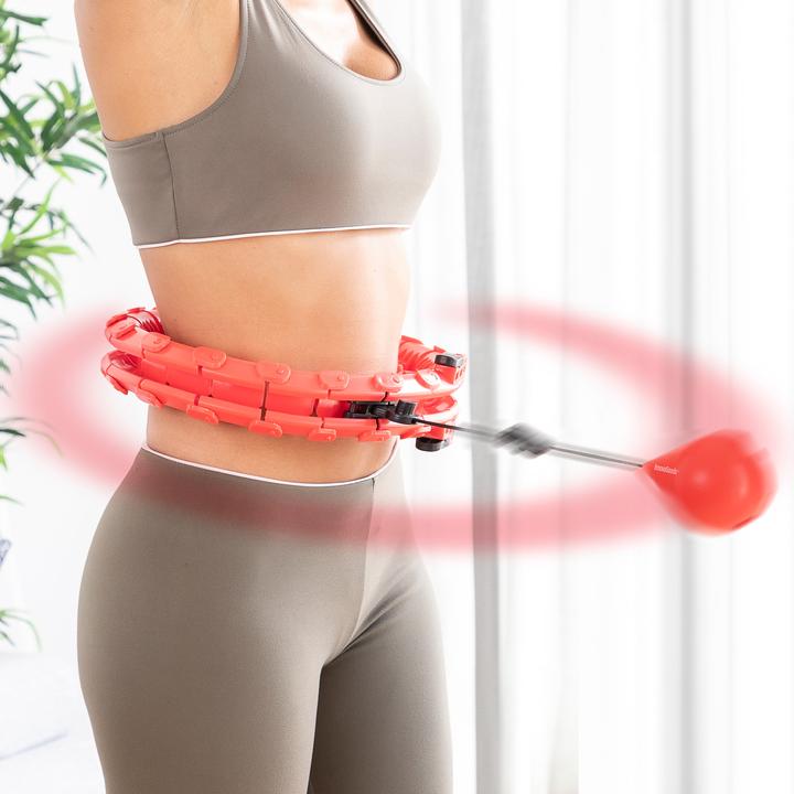 Image du produit InnovaGoods Hula Hoop avec balle de poids - réglable (132 cm, 280 g)