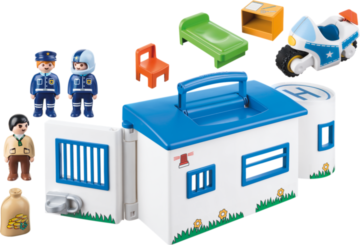Produktbild Playmobil Meine Mitnehm-Polizeistation (9382)