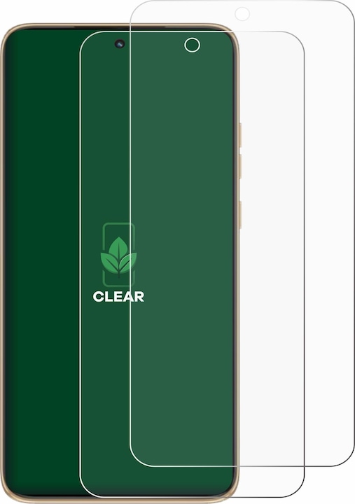 Actual product image ScreenLeaf Protective film sustainable screen protector screen protector film clear transparent (2 Piece, Motorola Edge 50 Neo)