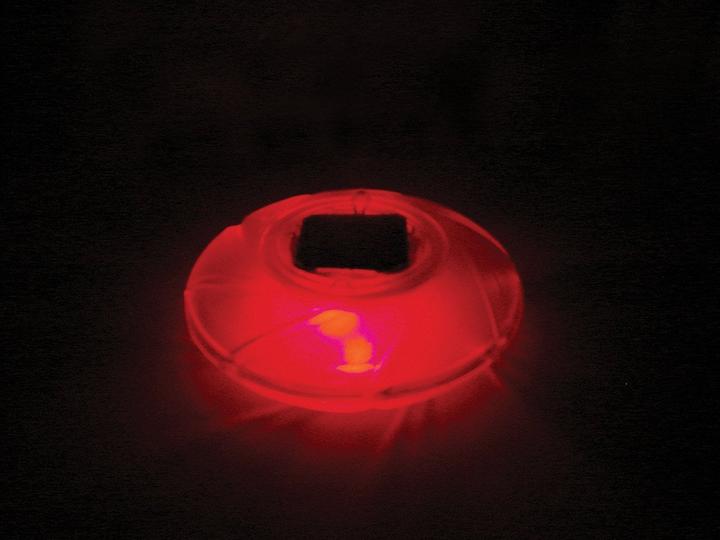 Actual product image Bestway Solar pool light with colour change