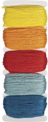 Produktbild Rayher Baumwolle Garn Set Regenbogen 50m (50 m)