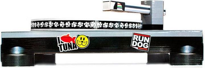 Actual product image Suck UK Cat Scratching Post Record Player (10 cm, Multi color)