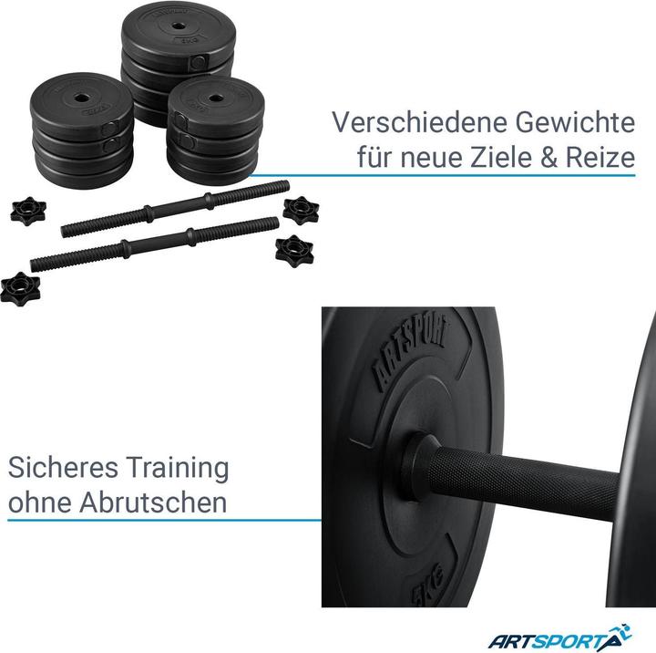 Image du produit Juskys Ensemble d'haltères courts