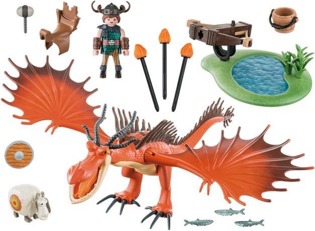 Produktbild Playmobil Rotzbakke und Hakenzahn (9459, Playmobil Dragons)