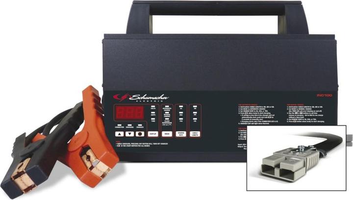 Actual product image Schumacher INC100 showroom battery charger (12V, 70 A)