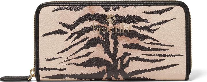 Actual product image Braccialini Damen Geldbörse Mit Reissverschluss - Modell Oriana Lux - Textil & Polyester - 19.5 X 10.5 X 2.5 Cm
