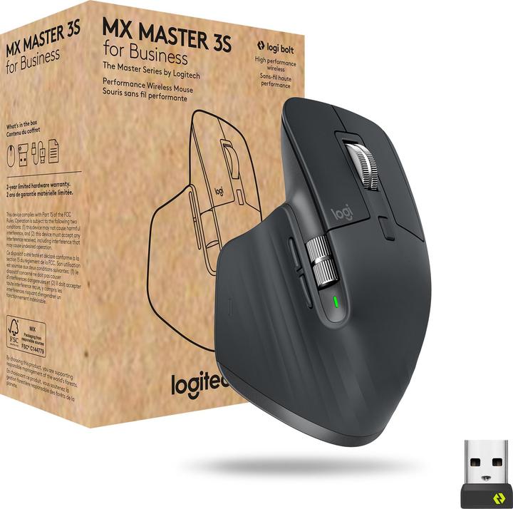 Logitech MX Master 3S for Business (Senza fili)