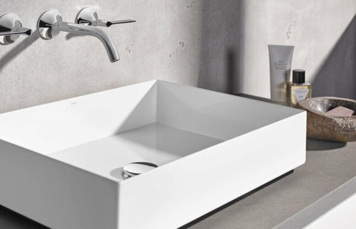 Actual product image Alape top basin AB.ME500, rectangular W: 500mm H: 115mm D: 375mm, 3212000000, white (375 mm, 500 mm)