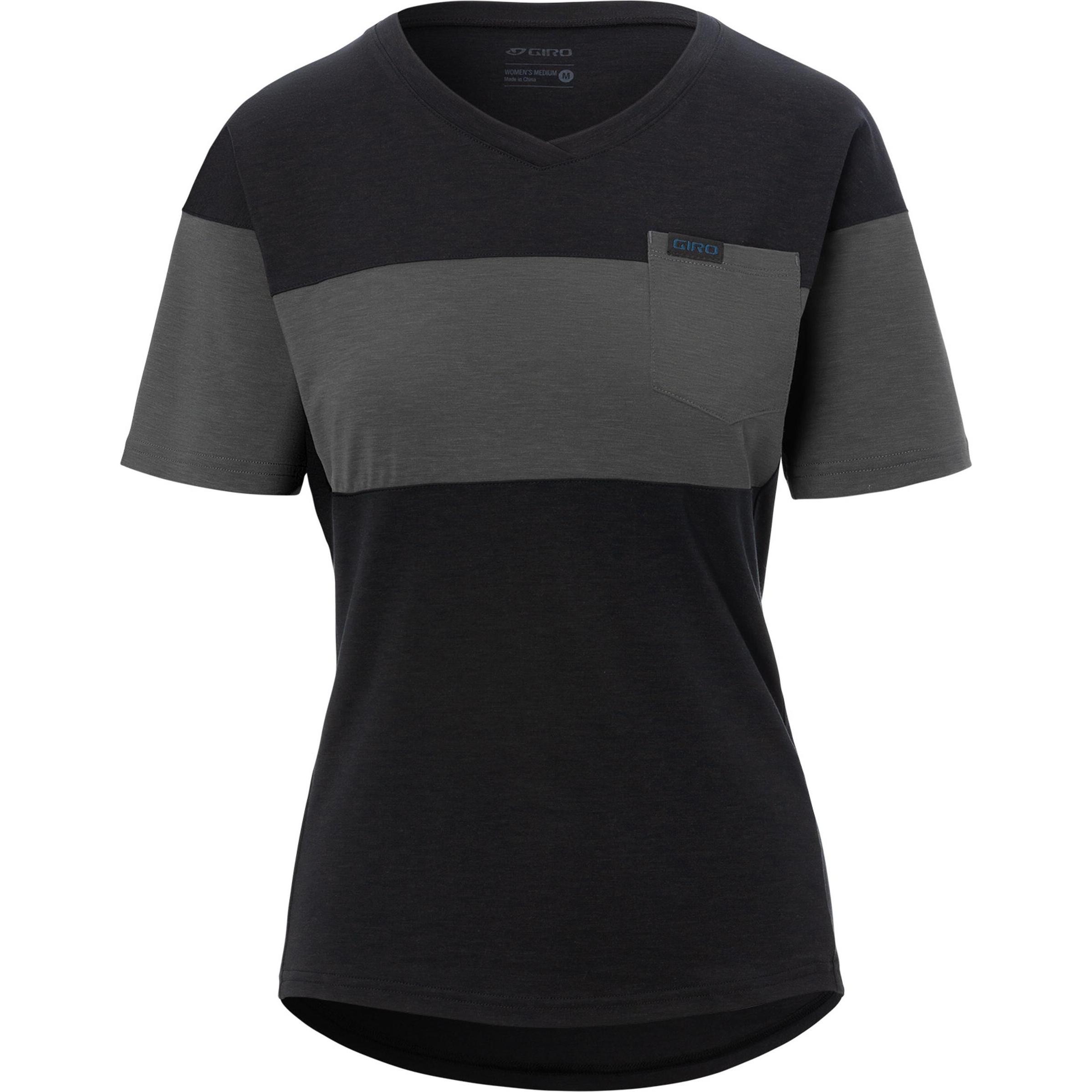 Giro, Damen, Velotrikot, W Ride Jersey (XS), Schwarz, XS