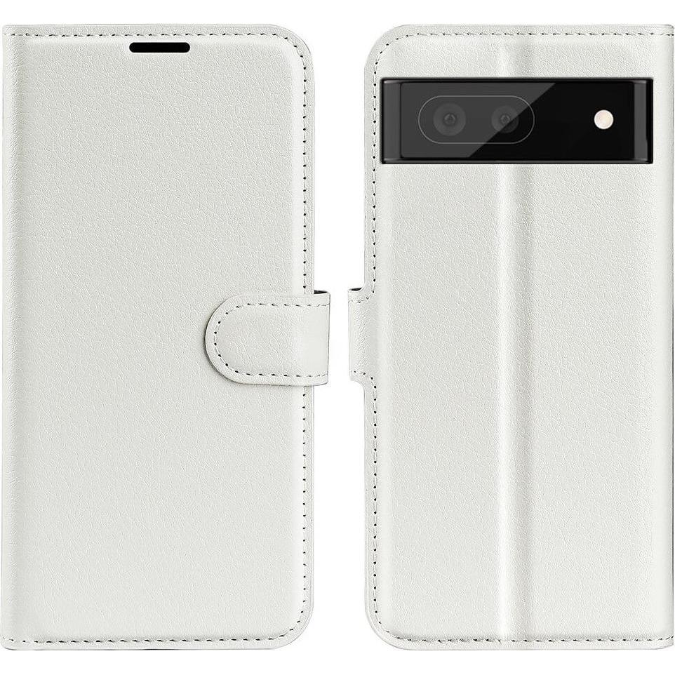 Cover-Discount Google Pixel 7 - Leder Etui Hülle weiss (Google Pixel 7), Smartphone Hülle, Weiss