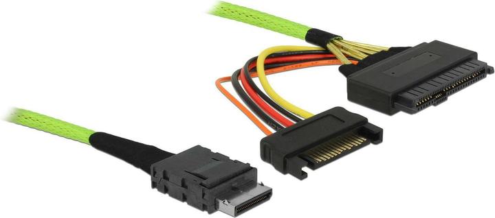 Produktbild Delock Kabel OCuLink SFF-8611 zu SFF-8639 (50 cm, Mini-SAS)