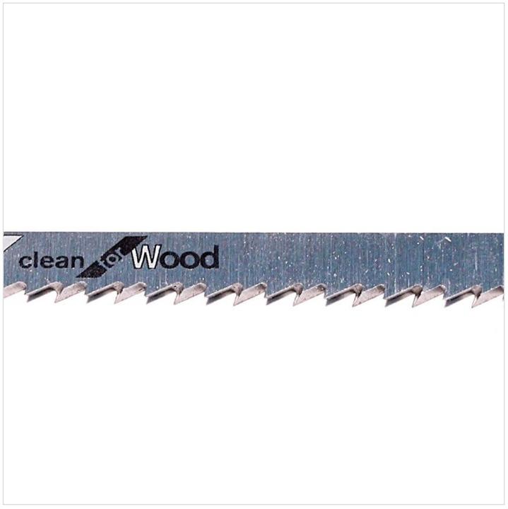 Image du produit Bosch Professional Zubehör Lame de scie sauteuse T 101 B Clean for Wood, pack de 25