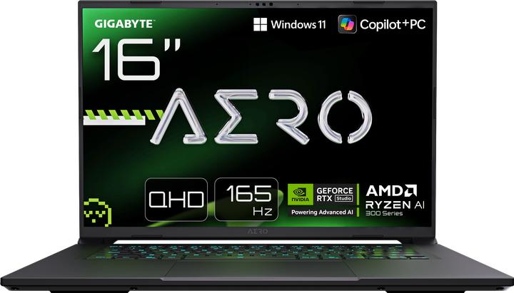 Gigabyte Aero X16 RTX 5070 (16", AMD Ryzen AI 9 HX 370, 32 GB, 1000 GB, CH)