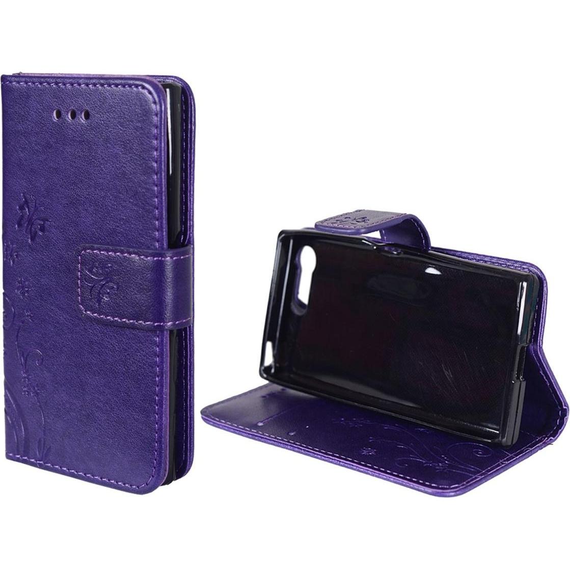 Thumbnail - König Design Schutz Handy Hülle für Sony Xperia X Compact Case Cover Tasche Wallet Etui Neu (Sony Xperia X Compact), Sma...