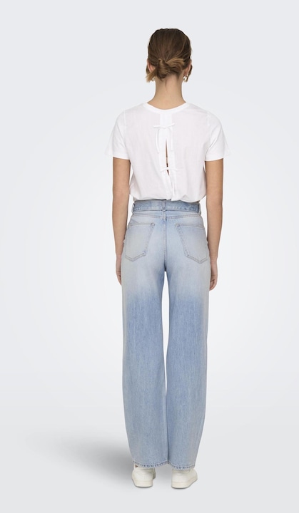 Produktbild Only ONLMADDIE Hohe Taille Weiter Beinschnitt Jeans Straight-Fit jeans (W29/L32)